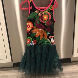 Outrageous Desigual girls designer dress.